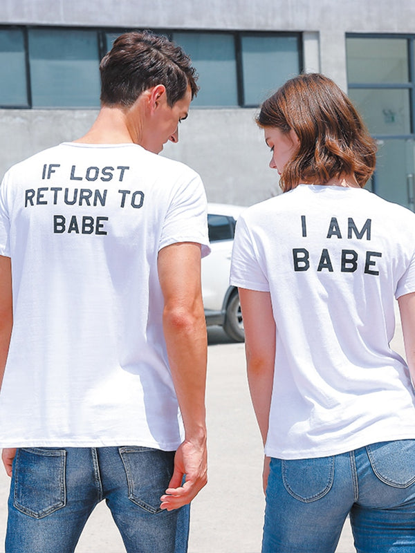 If Lost Return To Babe I Am Babe T Shirt Men Women