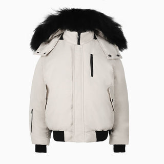 Buy off-white New 2023 super warm filling white duck down winter coats for kids