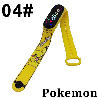 Buy 04-1pcs Kids Pokemon Digital Watch Anime Pikachu