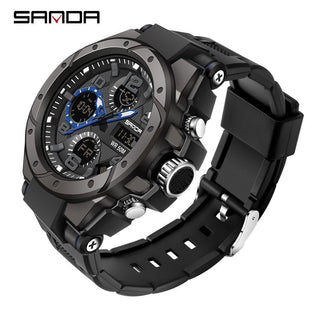 Buy 6008-blue Dual Display Men Sports Watches G Style LED Digital Waterproof Watches
