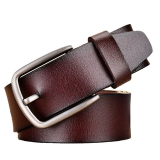 Buy brown-4 Men's Belt Genuine Leather