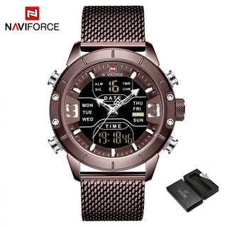 Buy cece-box Men Sport Quartz Wrist Watches Stainless Steel