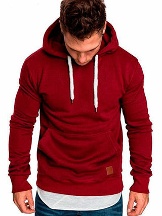 Buy redwine Men's Sweatshirt Long Sleeve Casual Hoodies