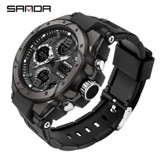 Buy 6008-black Dual Display Men Sports Watches G Style LED Digital Waterproof Watches