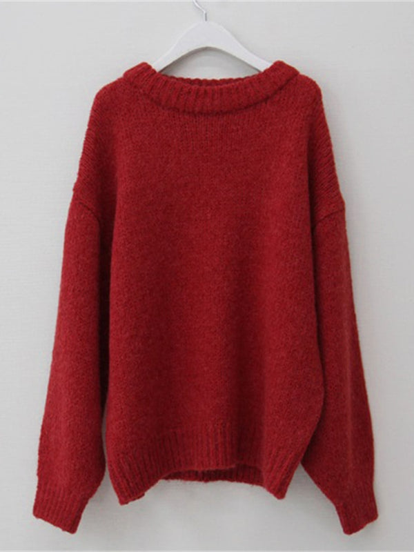 Women Sweater  Winter Pullover  Loose Knitted