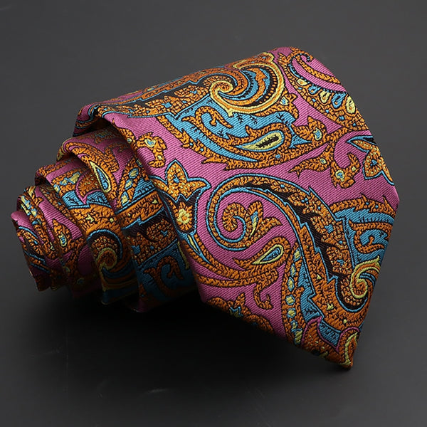 Novelty Paisley Mens Fashion Tie 8 cm Necktie For Business
