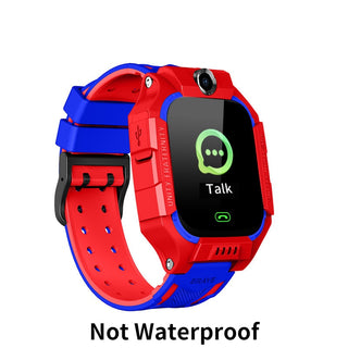 Buy red-not-waterproof Kids Smart Watch 2022 New Sim Card Smartwatch for Children SOS Call Phone Camera Voice Chat Photo Waterproof Boys Girls Gift Q19