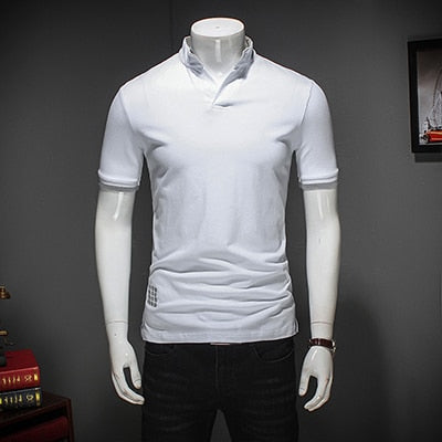 Summer Fashion Mens T Shirt Casual Patchwork Short Sleeve