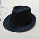 Men's Fedoras Top Jazz Plaid Hat