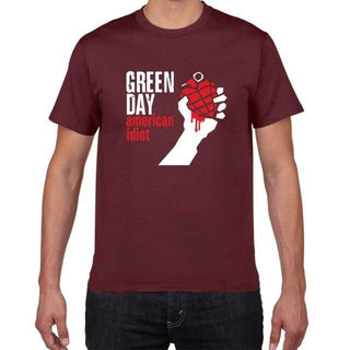2019 new summer Famous band Green Day t shirt for men. - Fashionontheboardwalk