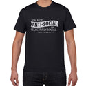 I am not anti-social summer T Shirts for Men 100% cotton.