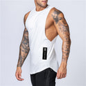 Cotton Workout Gym Tank Top Mens Muscle Sleeveless Sportswear..