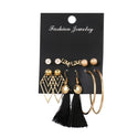 Earrings Set Pearl For Women Bohemian 2023