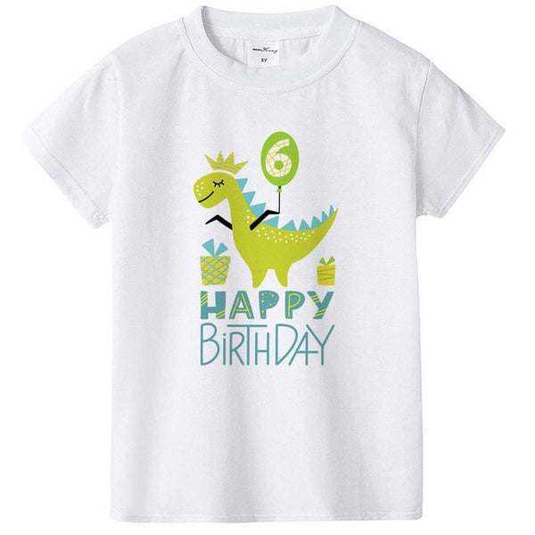 Dinosaur print Birthday T-Shirt 1st Birthday Wild One Tee.