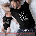 Daddy and Baby 2021 Print Family Matching Clothing.