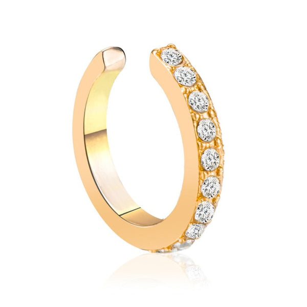 Ear Cuff Gold Leaves Earring Jewelry For Men Women.