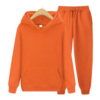 Buy orange Men's Sets Hoodies and Pants Slim Fit.