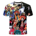 Luffy One Piece T-shirt Men's New Fashion Casual Wear 3D Printed Summer Top. - Fashionontheboardwalk