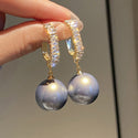 2021 New Fashion Bohemian  Oversized White Pearl Drop Earrings for Women. - Fashionontheboardwalk