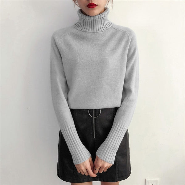 Cashmere Knitted Sweater Women 2022 Autumn Winter.