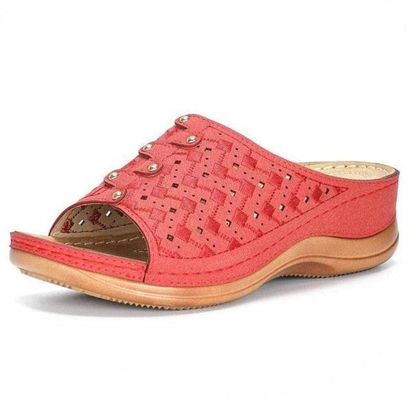 Women 5 Colors Summer Wedge Heels Sandals Plus Size. - Fashionontheboardwalk