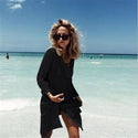2021 Sexy Beach Wear Cover Up Sleeveless Hollow Dress Crochet Knitted. - Fashionontheboardwalk