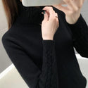 Women Sweater Turtleneck Pullovers Autumn Winter Sweaters New 2021 long sleeve Thick Warm. - Fashionontheboardwalk