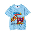 Boys Super Zings Sonic Print Clothes 3D Funny T-Shirts.