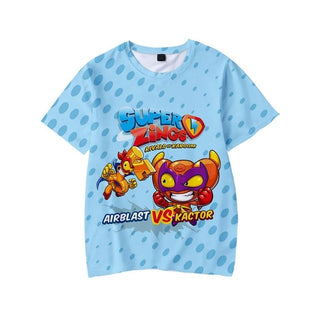 Buy sz1-009 Boys Super Zings Sonic Print Clothes 3D Funny T-Shirts.