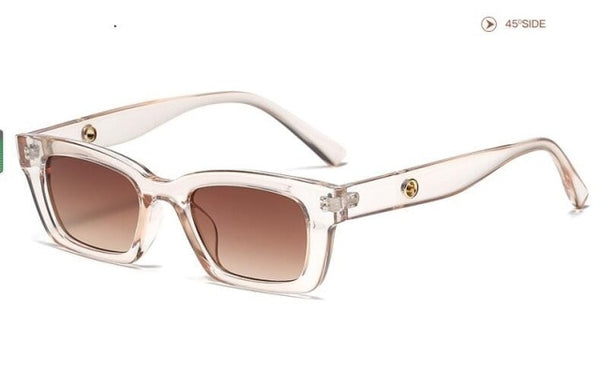 2021 New Women Rectangle Vintage Sunglasses. - Fashionontheboardwalk