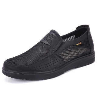 Buy black Men's Casual Shoes Summer Style Mesh.