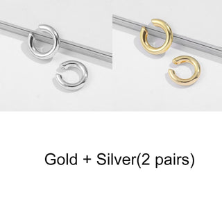 Buy 109131 Gold Color Clip Earrings.
