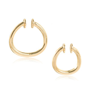 Buy 211421 Gold Color Clip Earrings.