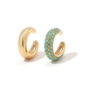 Gold Color Clip Earrings.