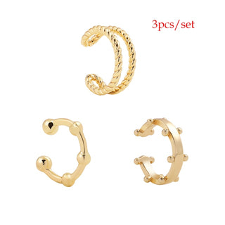 Buy 206294 Gold Color Clip Earrings.