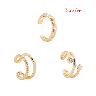Buy 206296 Gold Color Clip Earrings.