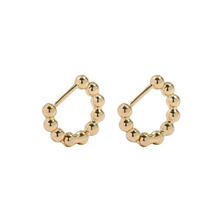 Buy 212731 Gold Silver Color Stainless Steel Hoop Earrings for Women.