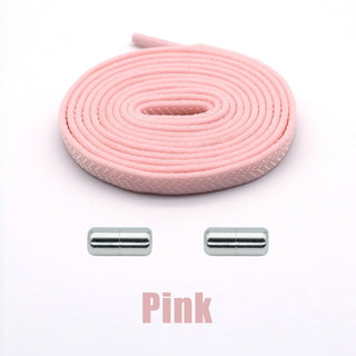 Buy pink Elastic No Tie Shoelaces.