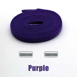 Buy purple Elastic No Tie Shoelaces.