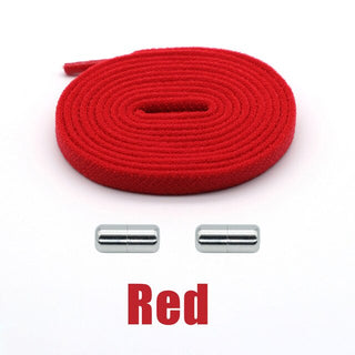 Buy red Elastic No Tie Shoelaces.