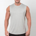 Plain Tank Top For Men Bodybuilding Sleeveless T-Shirt.